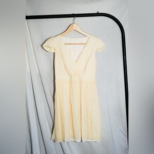 JCREW Bridesmaid Babydoll Short Cream Dress